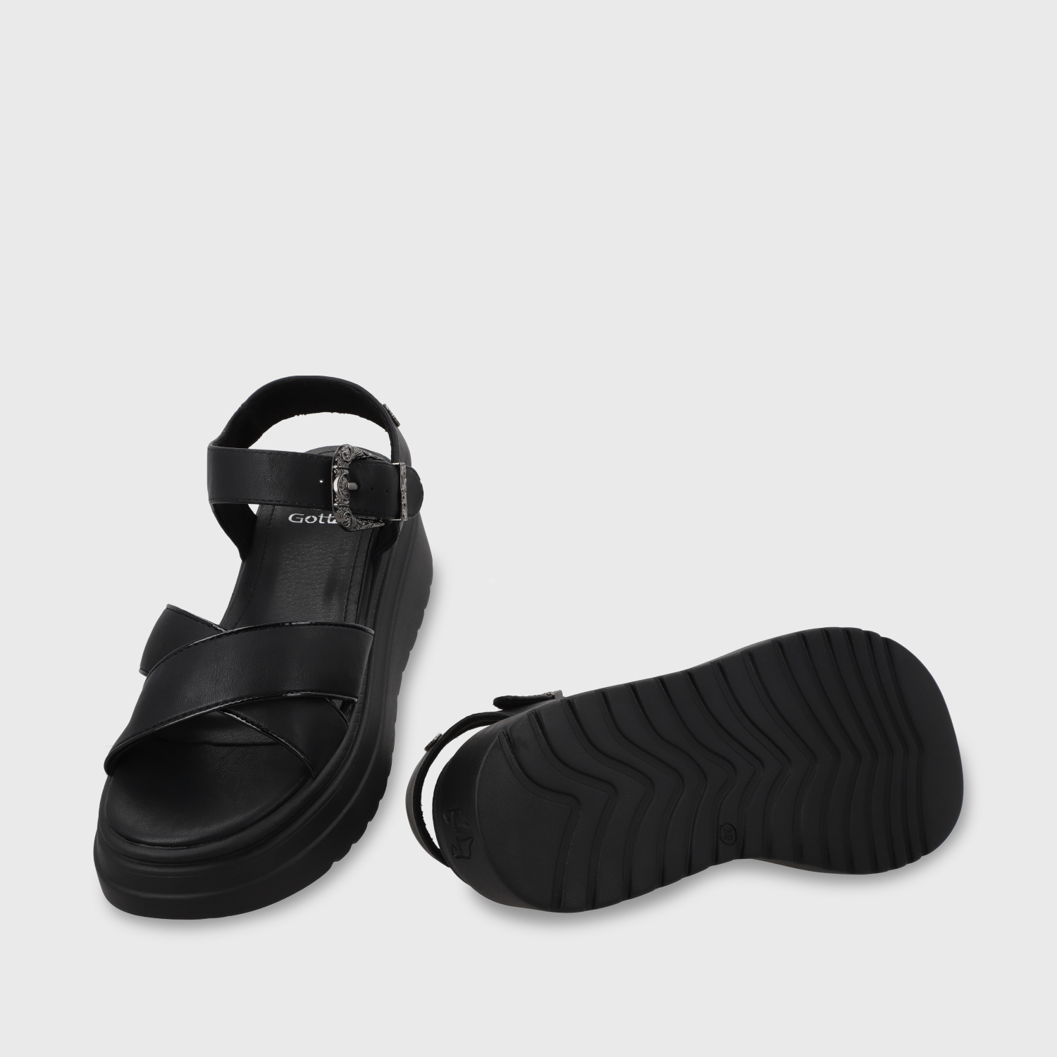 BOTÍN MUJER NEGRO 35982 CASUAL - 8
