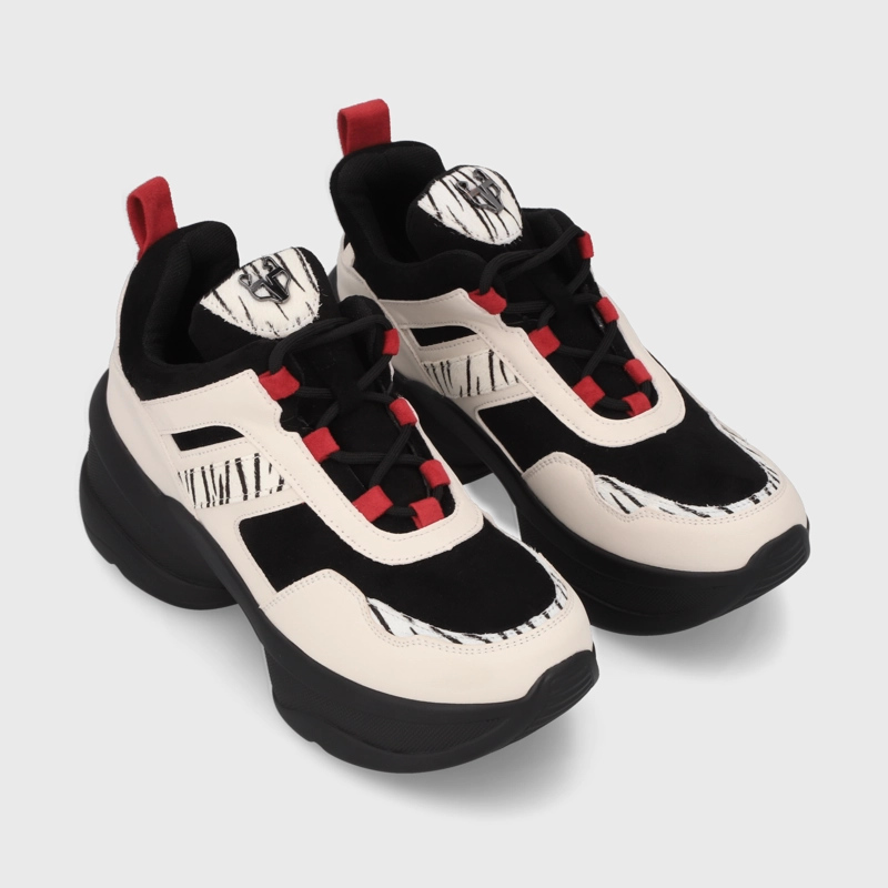 ZAPATILLA PLATAFORMA BLANCA MUJER 13162 - 3