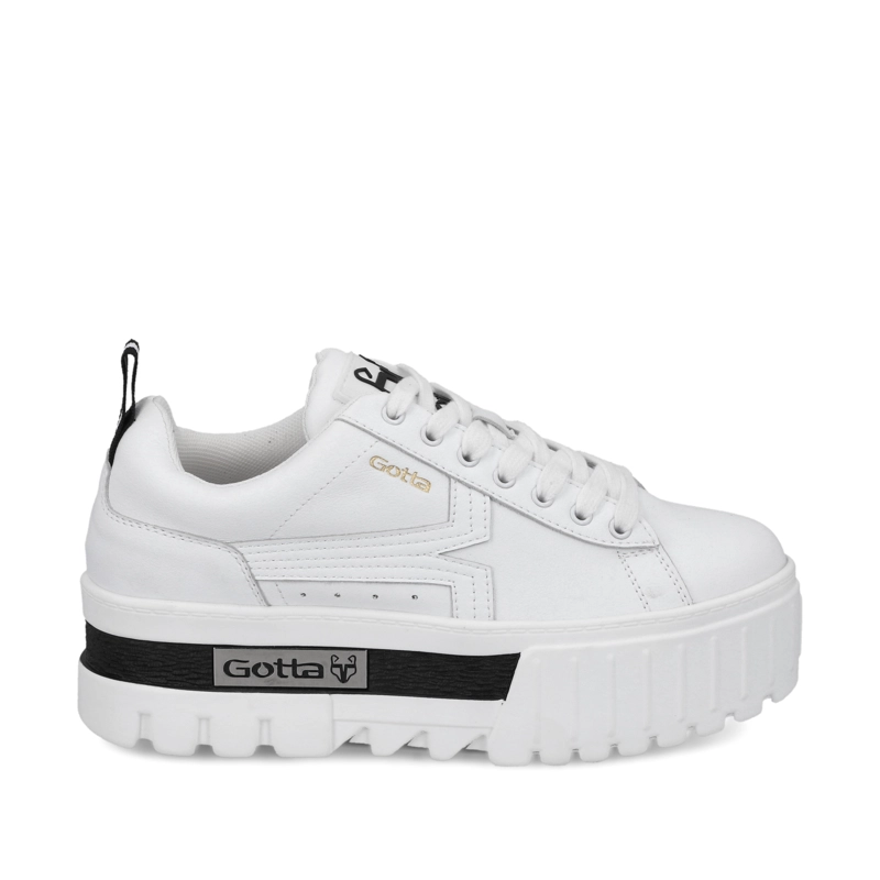 ZAPATILLA PLATAFORMA BLANCA  MUJER 23243 - 1