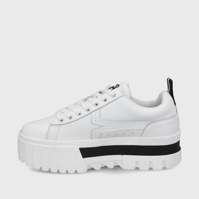 ZAPATILLA PLATAFORMA BLANCA  MUJER 23243 - 4