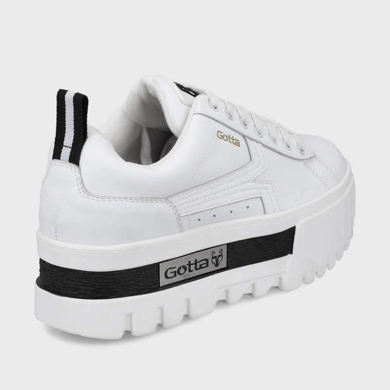 ZAPATILLA PLATAFORMA BLANCA  MUJER 23243 - 5