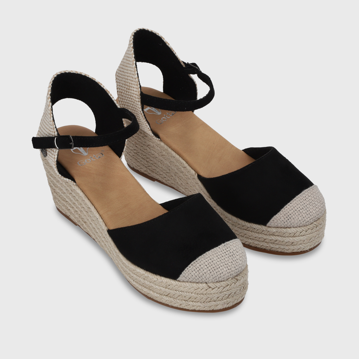 SANDALIAS MUJER GOTTA YUTE NEGRA 45711 - 4