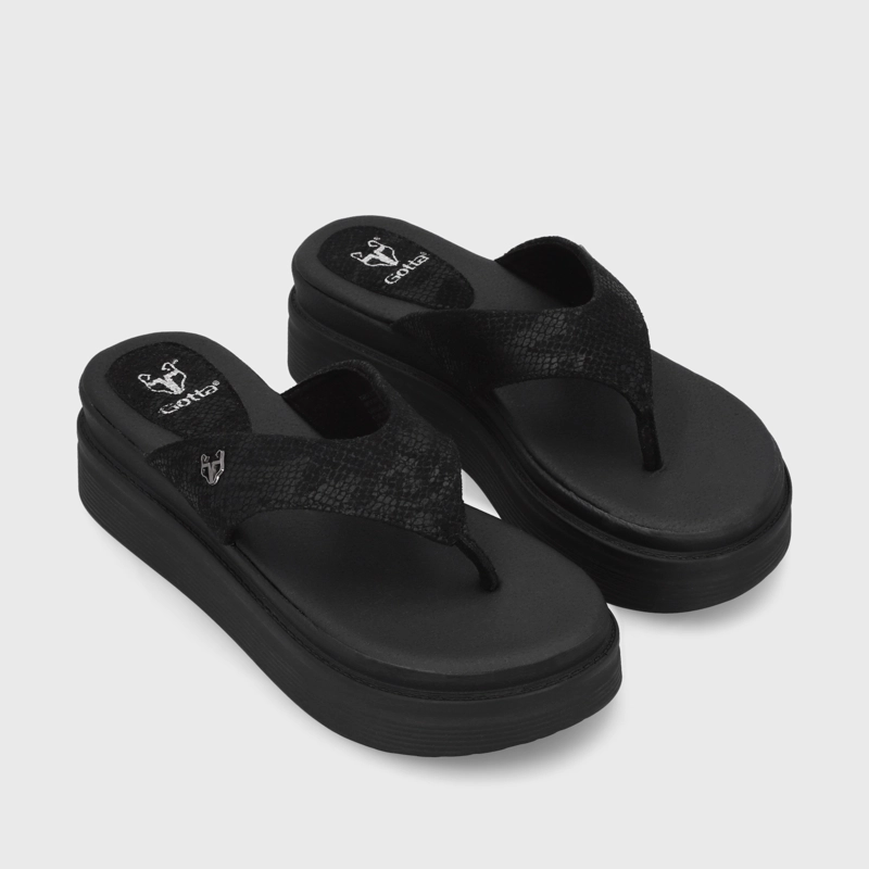 SANDALIAS MUJER GOTTA NEGRA 43011 - 3