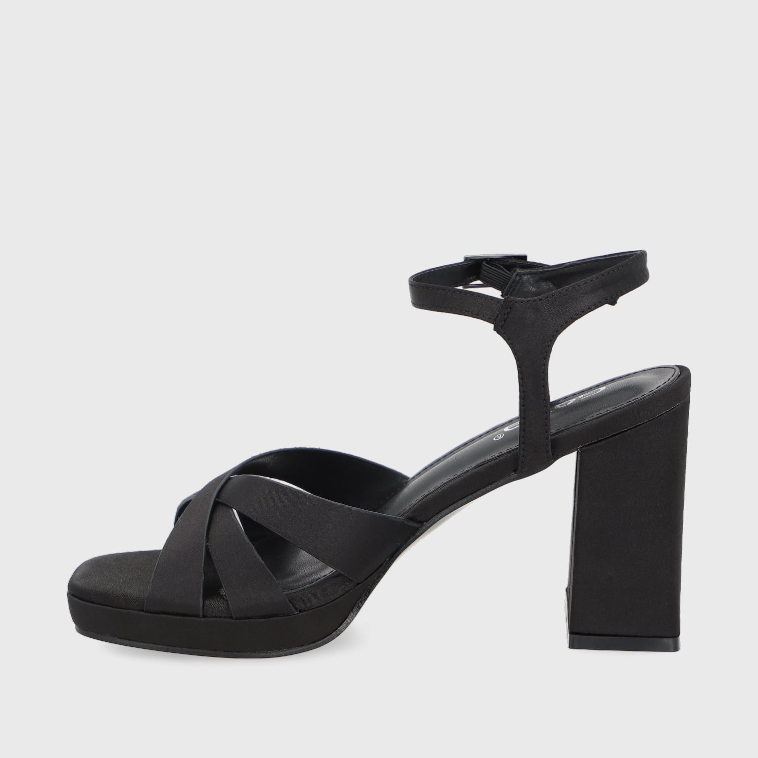 SANDALIA TACO NEGRA MUJER 45902 - 4