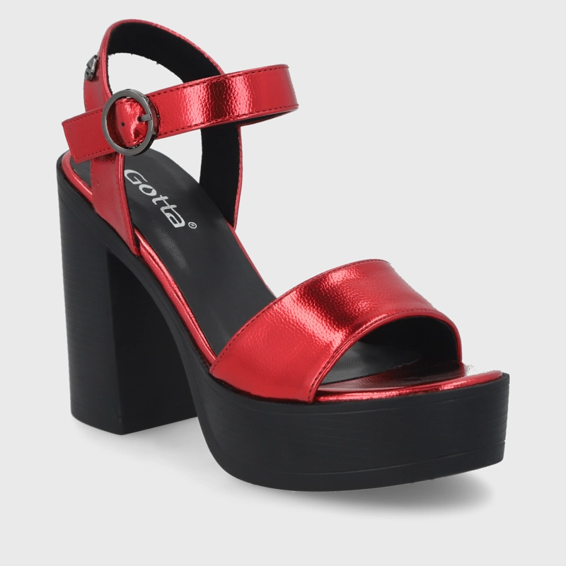 SANDALIAS MUJER GOTTA ROJA 45961 - 2