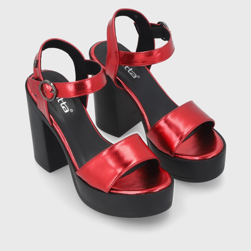 SANDALIAS MUJER GOTTA ROJA 45961 - 3