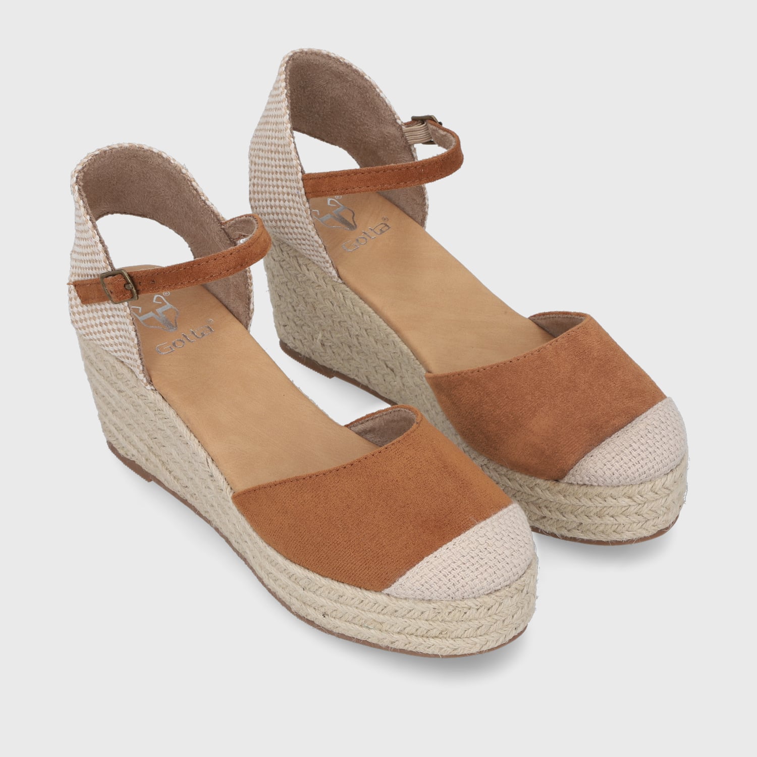 SANDALIAS MUJER GOTTA YUTE CAFÉ 45711 - 3