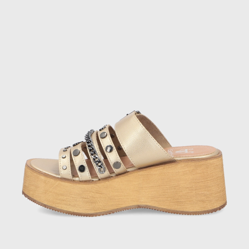 SANDALIAS MUJER GOTTA DORADA 45841 - 4