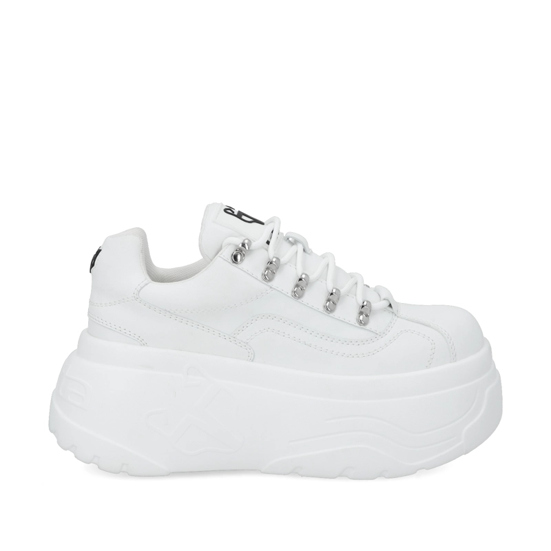 ZAPATILLA PLATAFORMA BLANCA  MUJER 43061 - 1