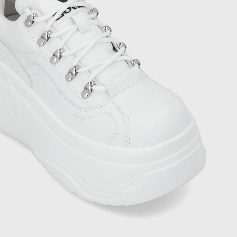 ZAPATILLA PLATAFORMA BLANCA  MUJER 43061 - 6