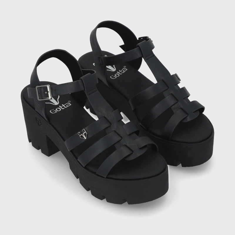 SANDALIAS MUJER GOTTA NEGRA 43023 - 3