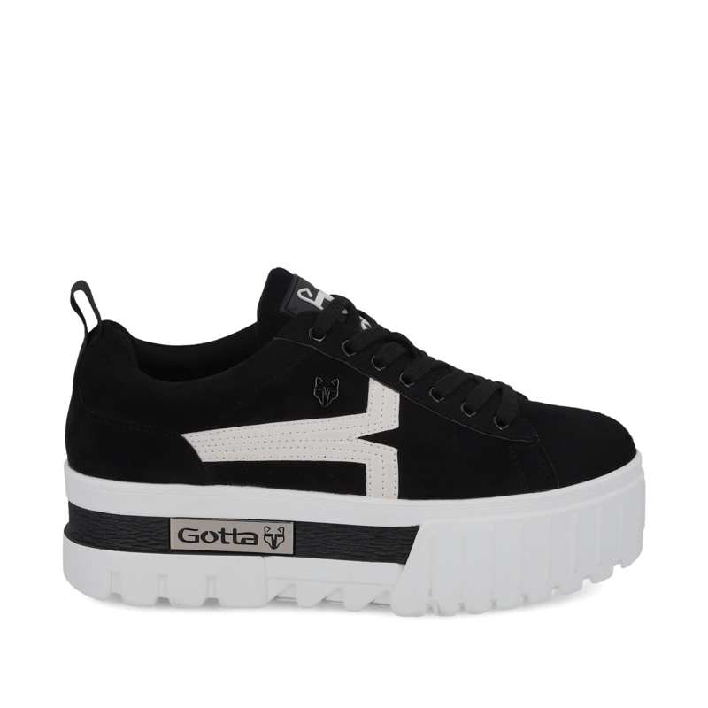 ZAPATILLA PLATAFORMA NEGRA MUJER 2324301 - 1