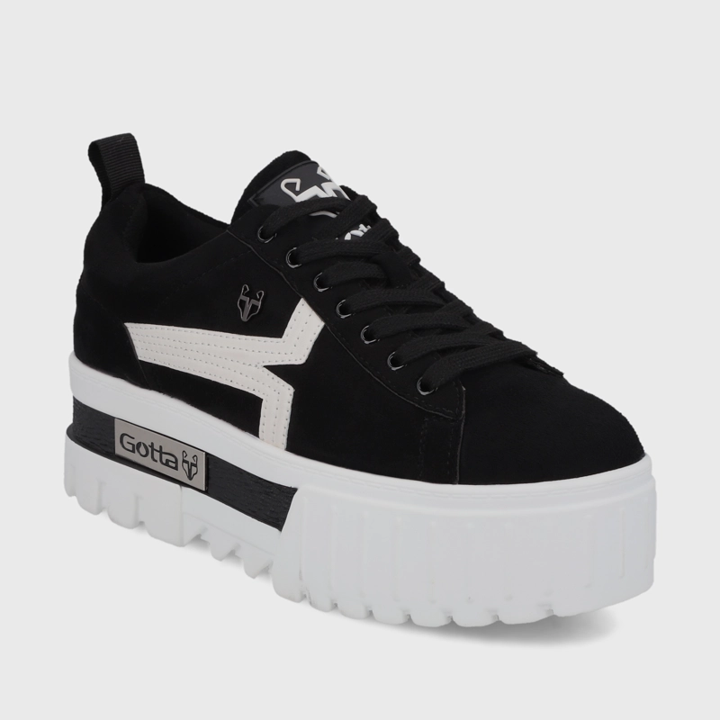 ZAPATILLA PLATAFORMA NEGRA MUJER 2324301 - 2
