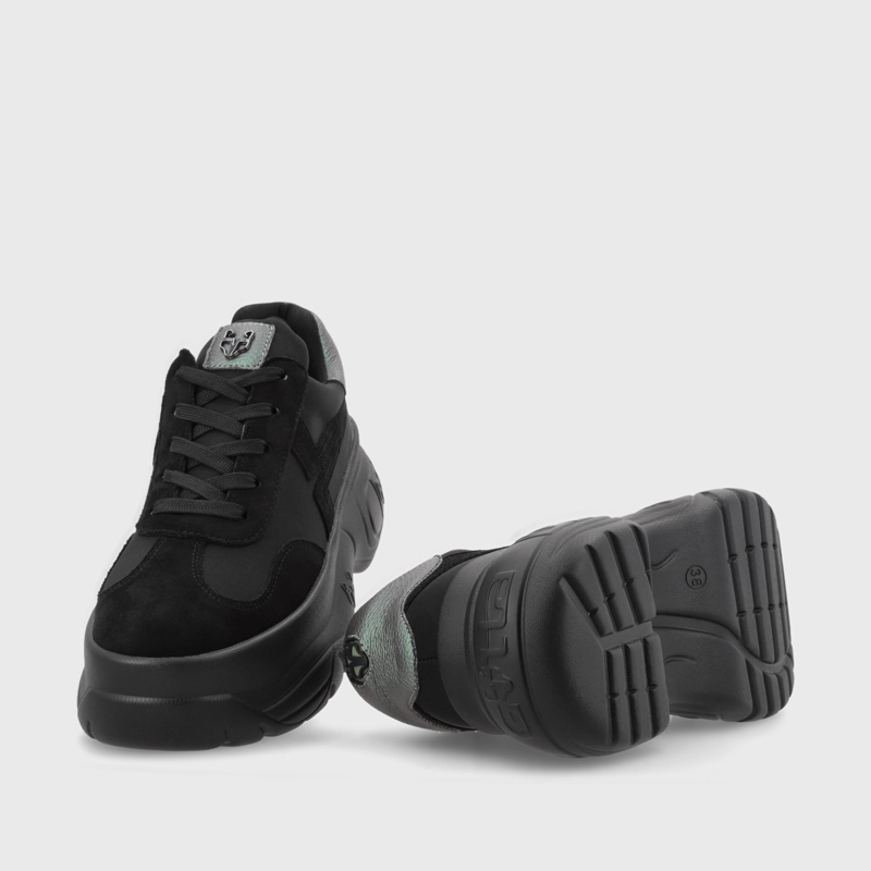 ZAPATILLA PLATAFORMA NEGRA MUJER 2324301 - 7