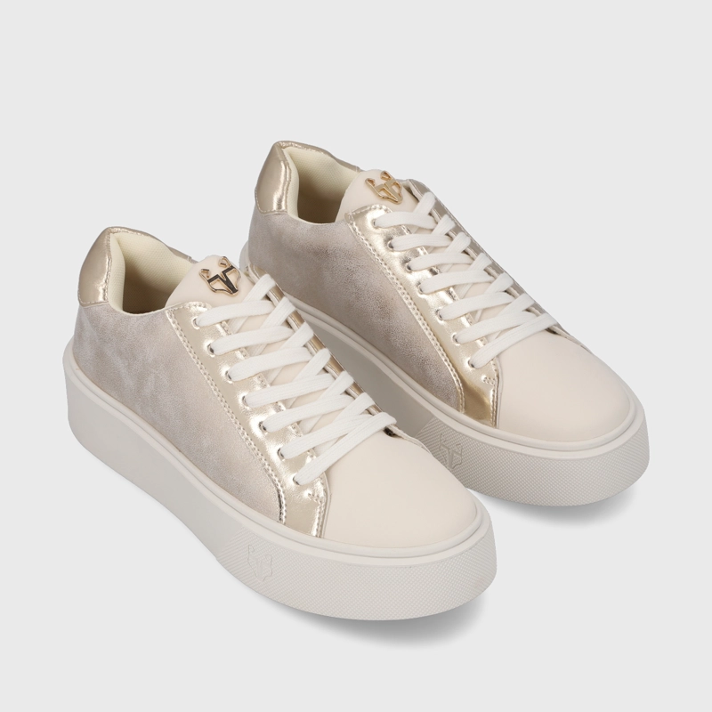 ZAPATILLA DORADA  MUJER 43042 - 3
