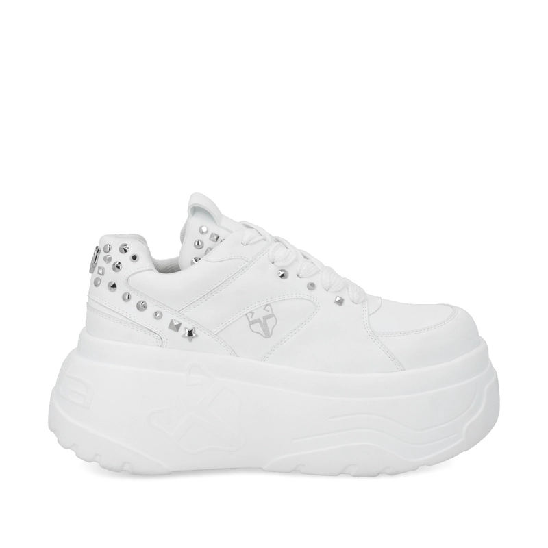 ZAPATILLA PLATAFORMA BLANCA  MUJER 43062 - 1