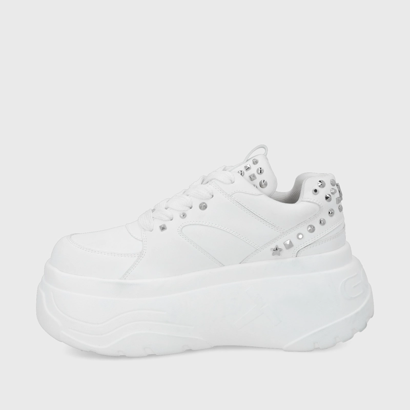 ZAPATILLA PLATAFORMA BLANCA  MUJER 43062 - 4