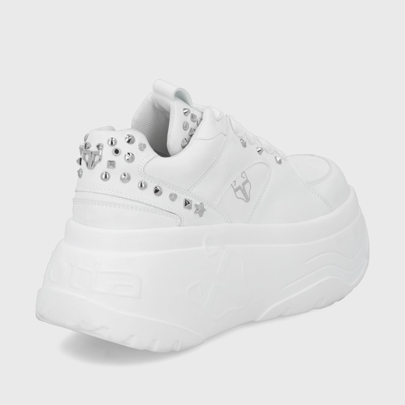 ZAPATILLA PLATAFORMA BLANCA  MUJER 43062 - 5