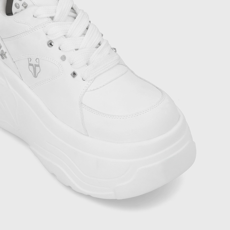 ZAPATILLA PLATAFORMA BLANCA  MUJER 43062 - 6
