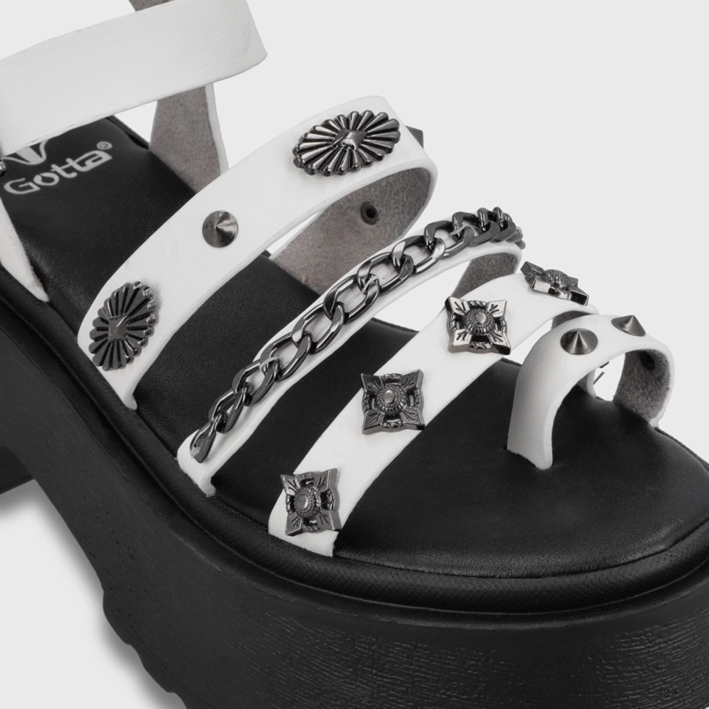SANDALIAS MUJER GOTTA BLANCA 45982 - 6