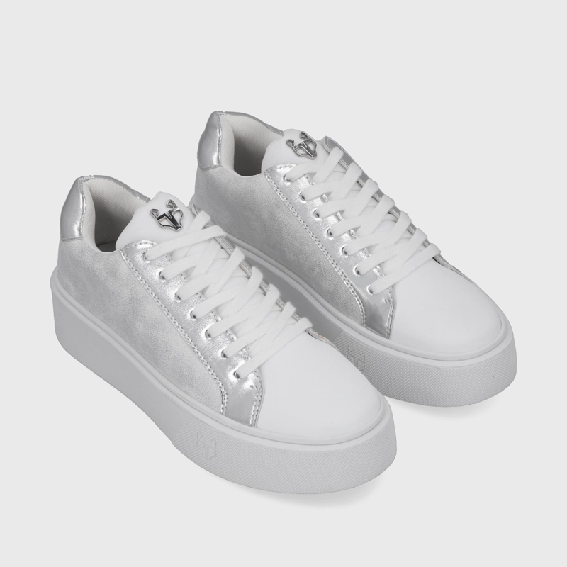 ZAPATILLA PLATEADA  MUJER 43042 - 3