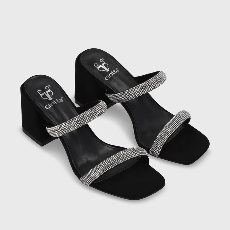 SANDALIAS MUJER GOTTA TACO NEGRA 35133 - 4