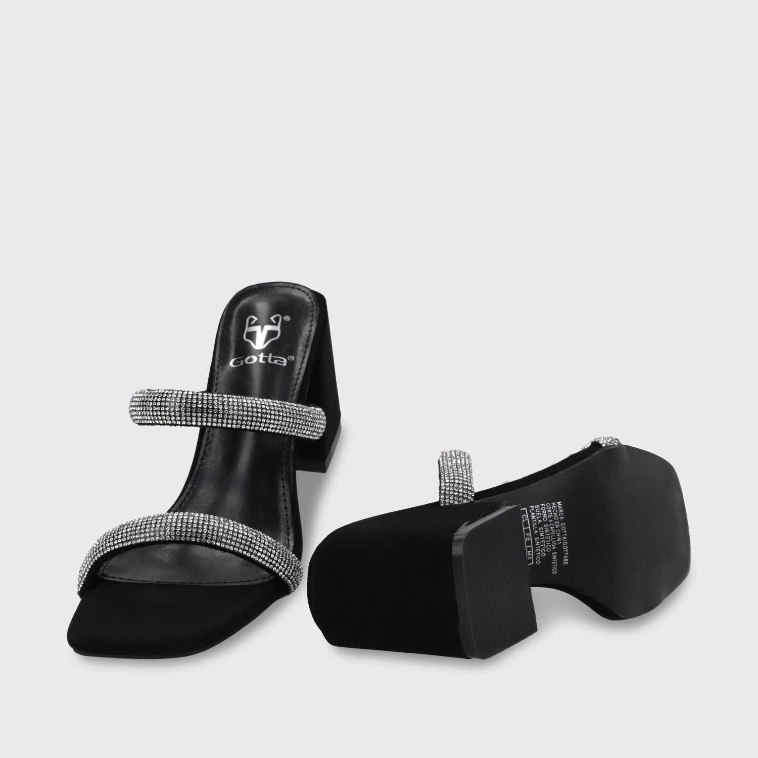 SANDALIAS MUJER GOTTA TACO NEGRA 35133 - 8