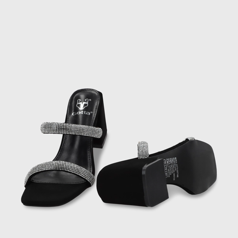 SANDALIAS MUJER GOTTA TACO NEGRA 35133 - 8
