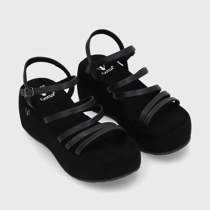 SANDALIAS MUJER GOTTA NEGRA 45822 - 3