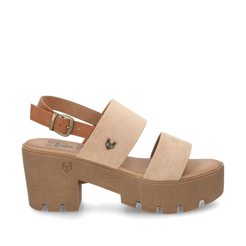 SANDALIAS MUJER GOTTA BEIGE 43021 - 1