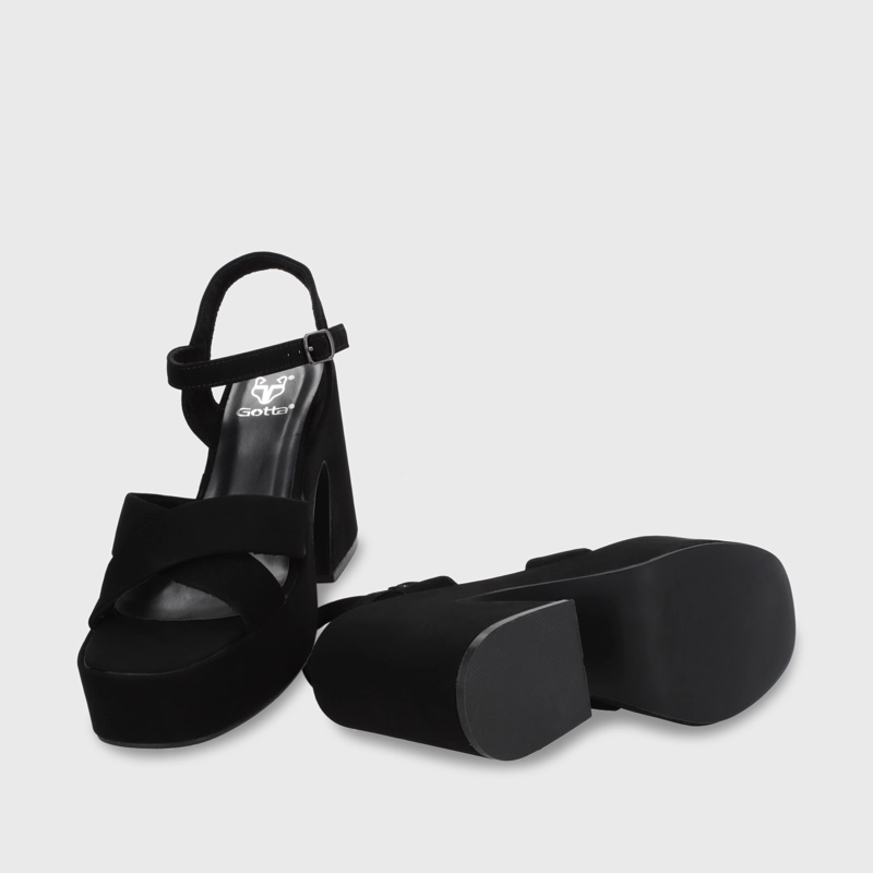 SANDALIAS MUJER GOTTA NEGRA 45701 - 2