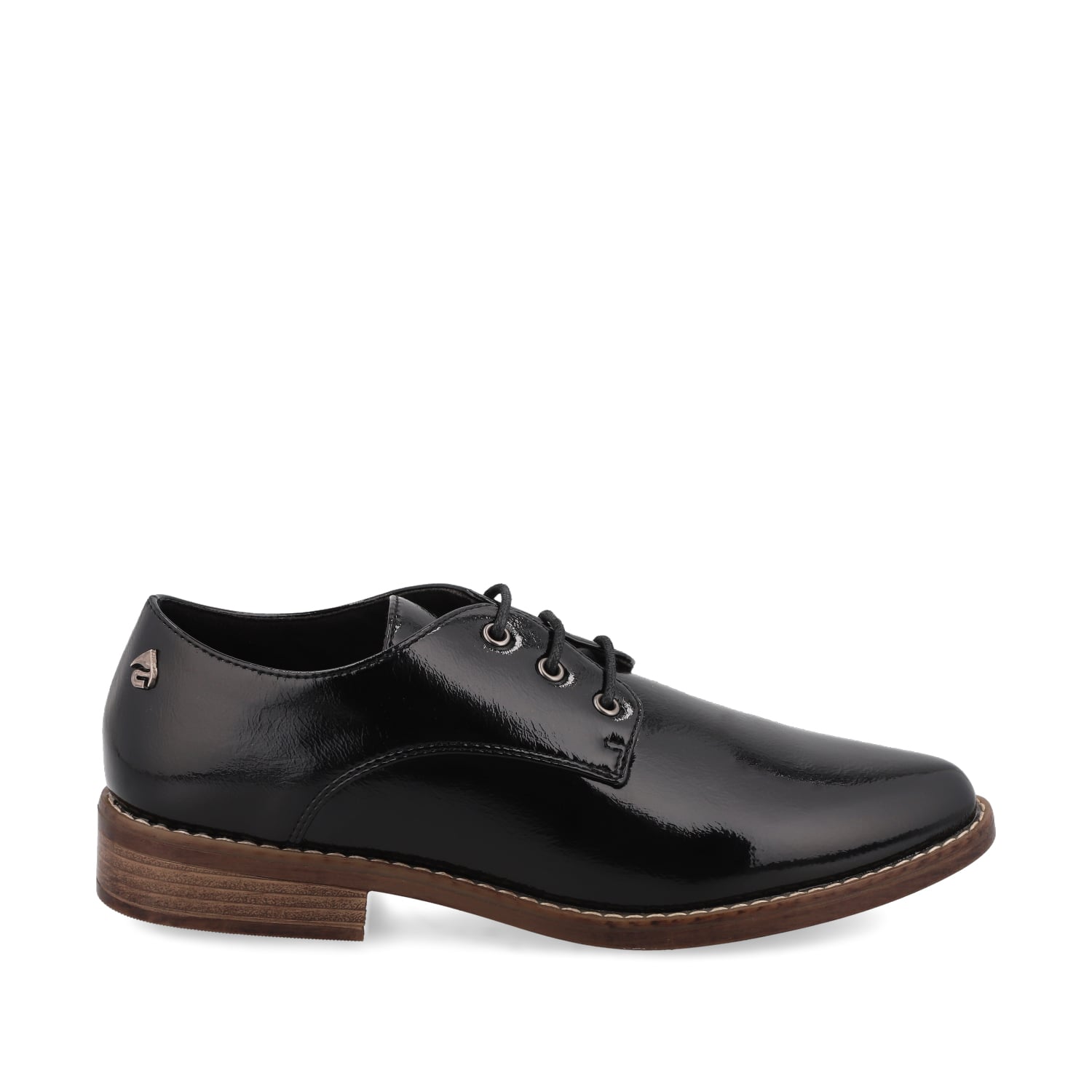 ZAPATO CHAROL NEGRO MUJER 17577 - 1