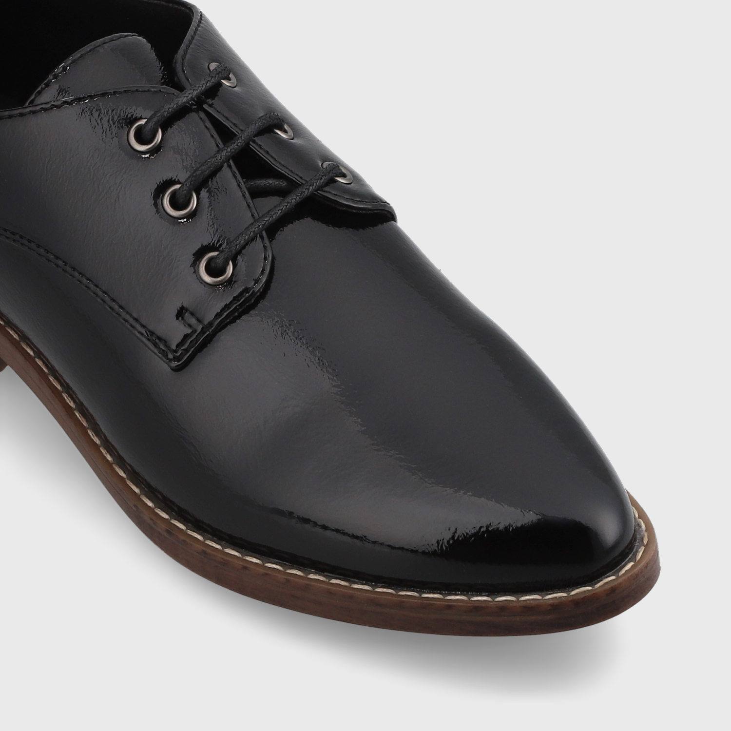 ZAPATO CHAROL NEGRO MUJER 17577 - 6