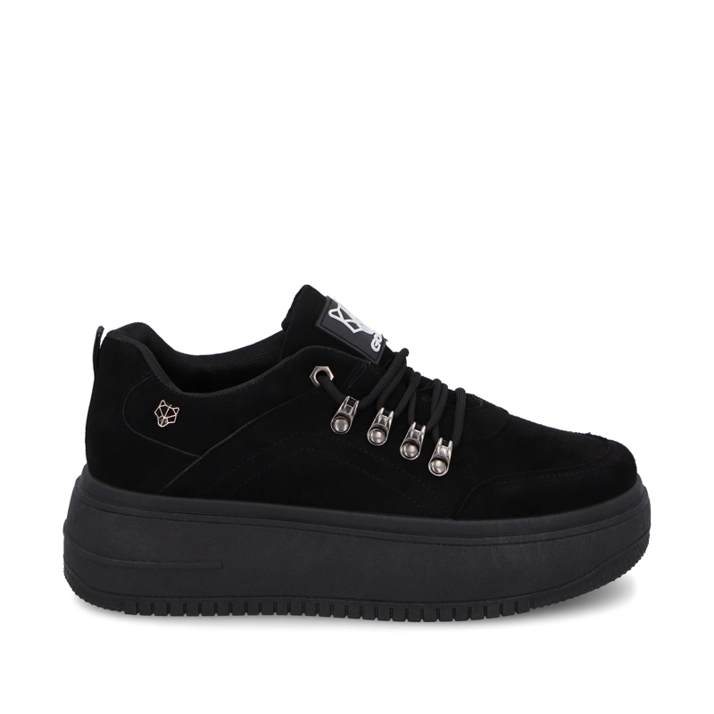 ZAPATILLA NEGRA MUJER 15982 - 1