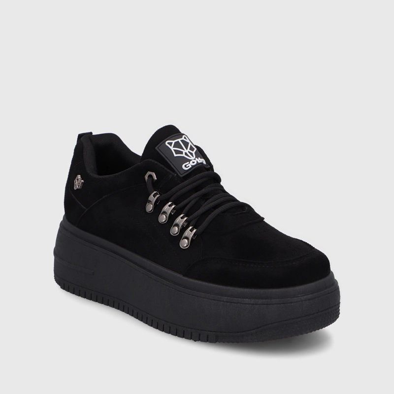 ZAPATILLA NEGRA MUJER 15982 - 2