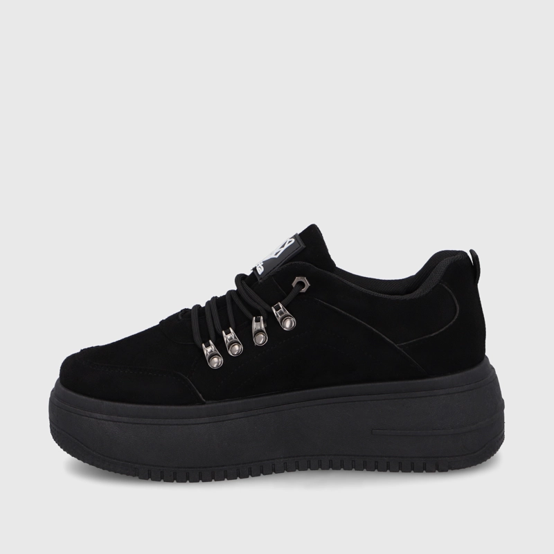 ZAPATILLA NEGRA MUJER 15982 - 4