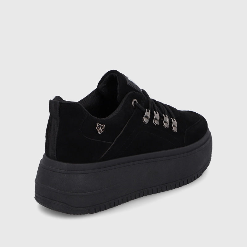 ZAPATILLA NEGRA MUJER 15982 - 5