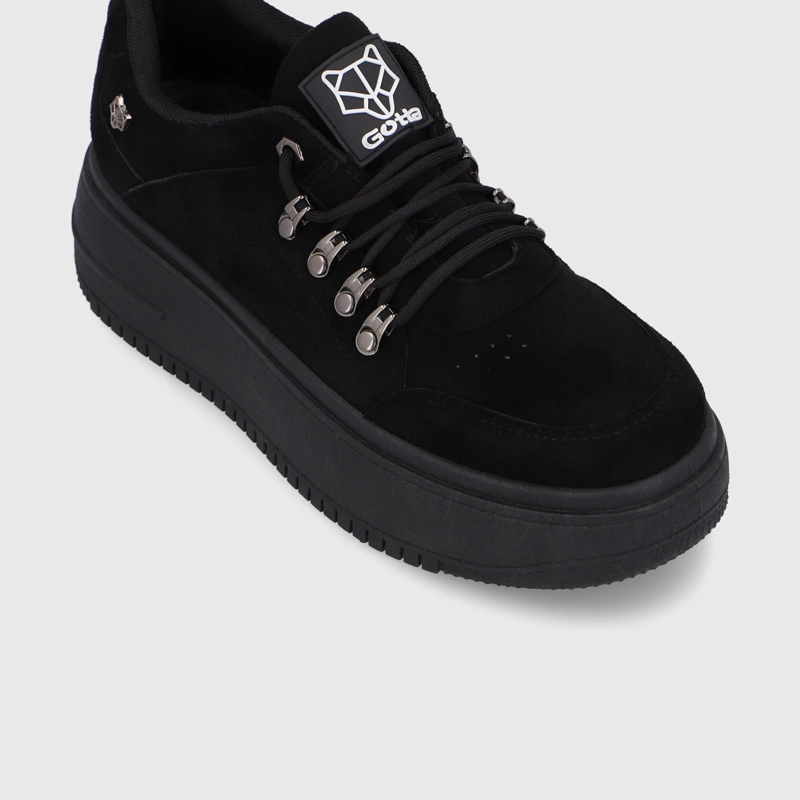 ZAPATILLA NEGRA MUJER 15982 - 6