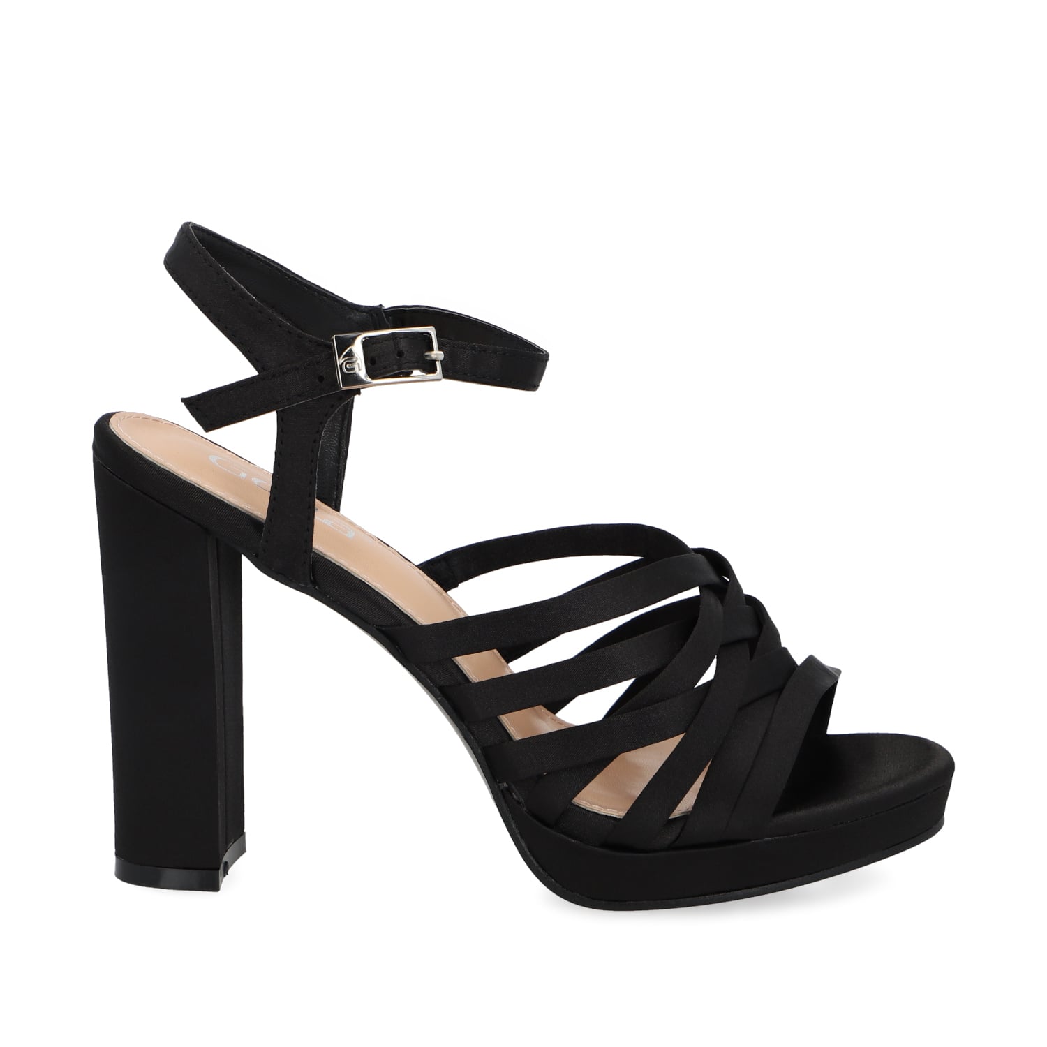 SANDALIAS MUJER GOTTA SATIN NEGRO 15837 - 1