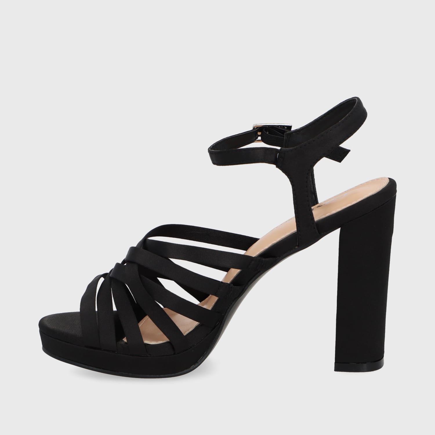 SANDALIAS MUJER GOTTA SATIN NEGRO 15837 - 4