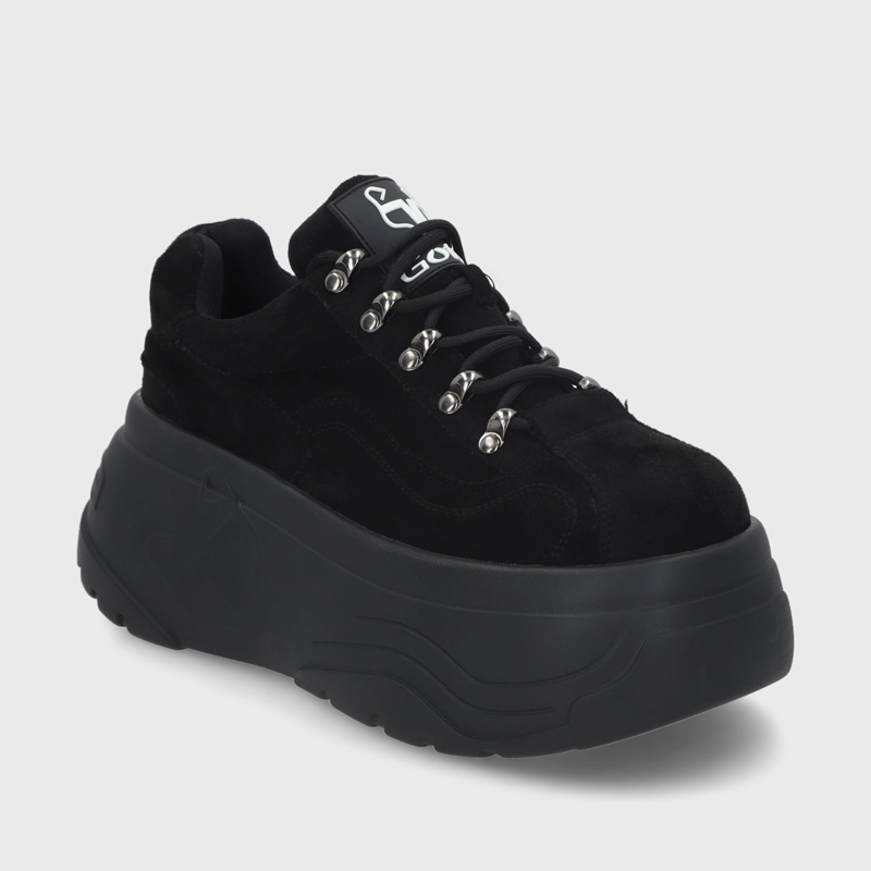 ZAPATILLA PLATAFORMA NEGRA MUJER 43061 - 2