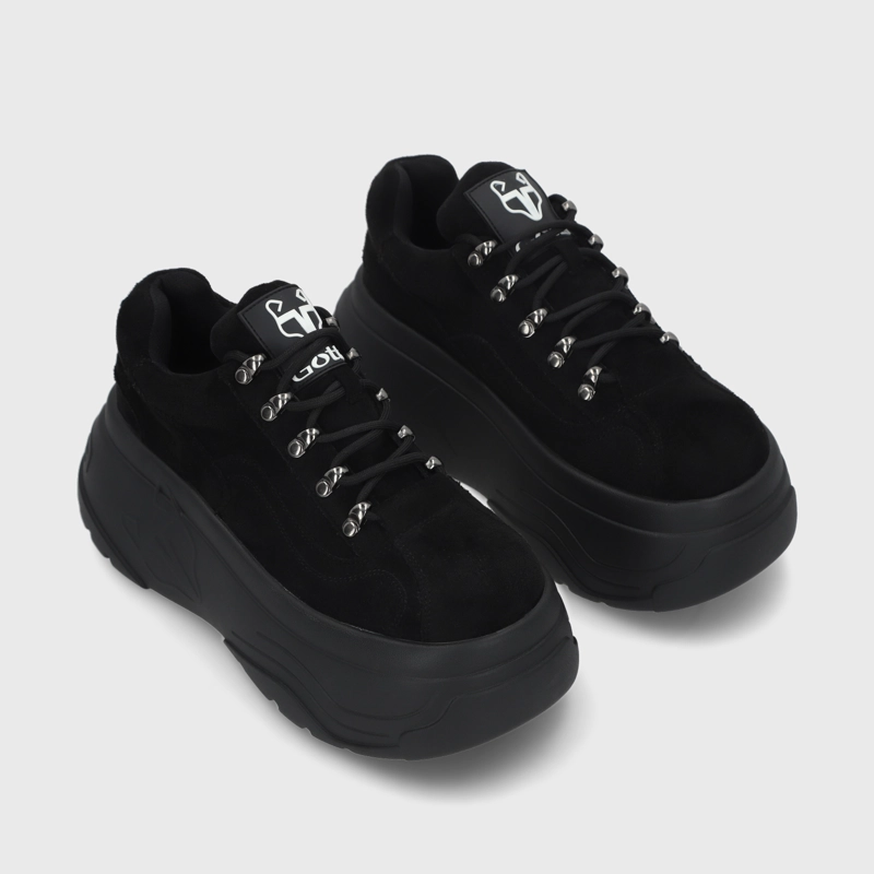 ZAPATILLA PLATAFORMA NEGRA MUJER 43061 - 3