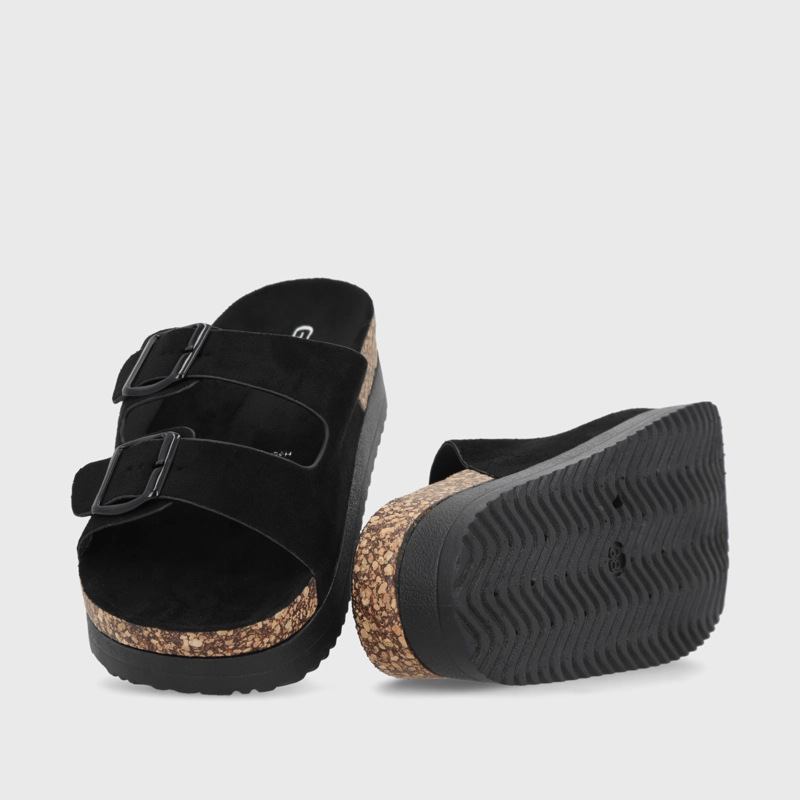 SANDALIA NEGRA MUJER 1206223 - 4