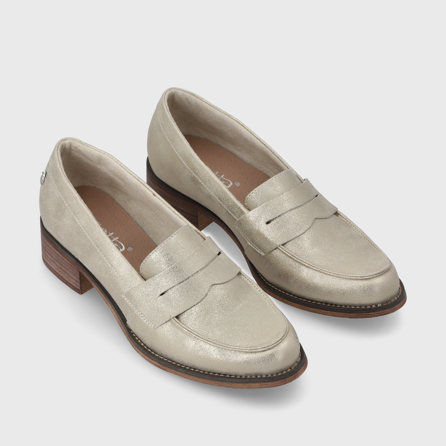 ZAPATO DORADO MUJER 23552 - 3