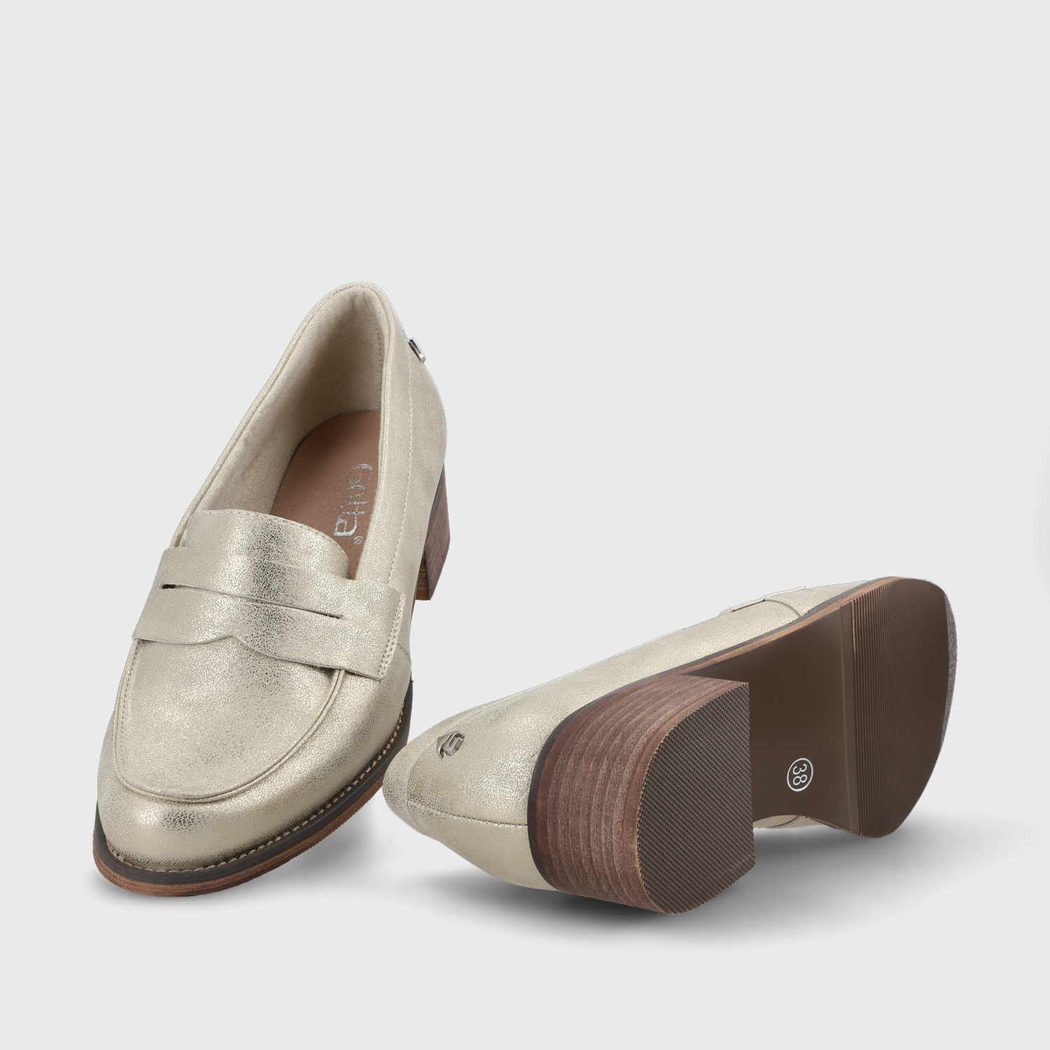 ZAPATO DORADO MUJER 23552 - 7