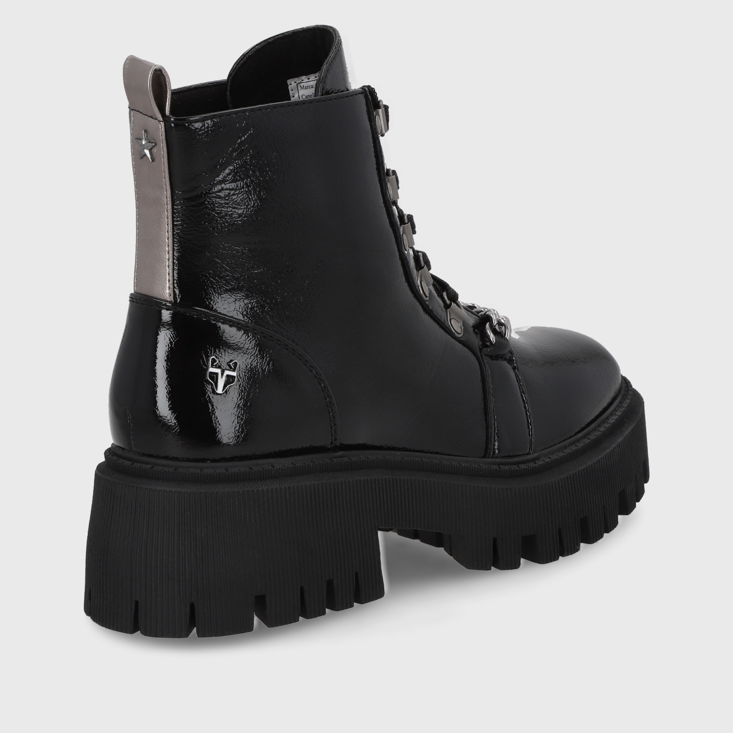 BOTÍN MUJER NEGRO 23506 CASUAL - 5