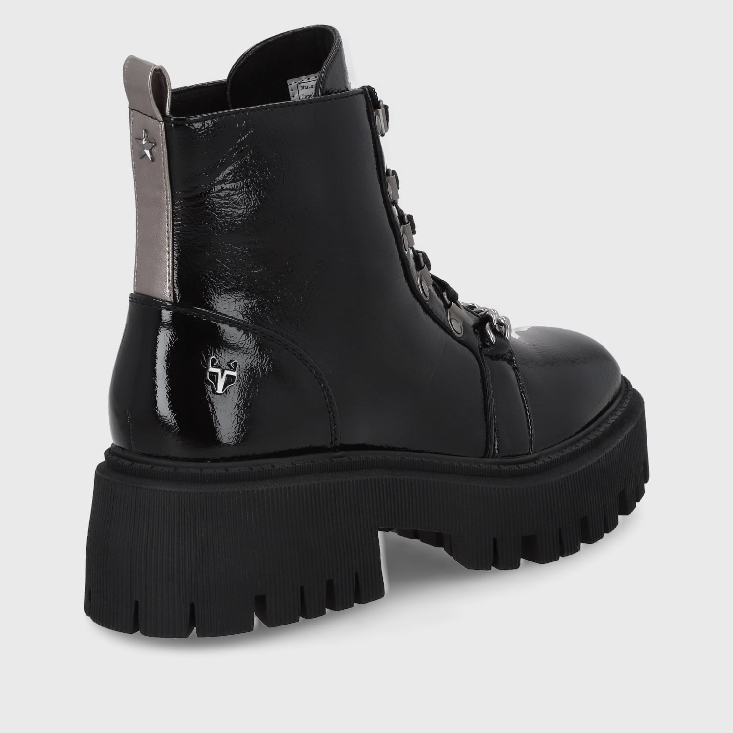 BOTÍN MUJER NEGRO 23506 CASUAL - 5