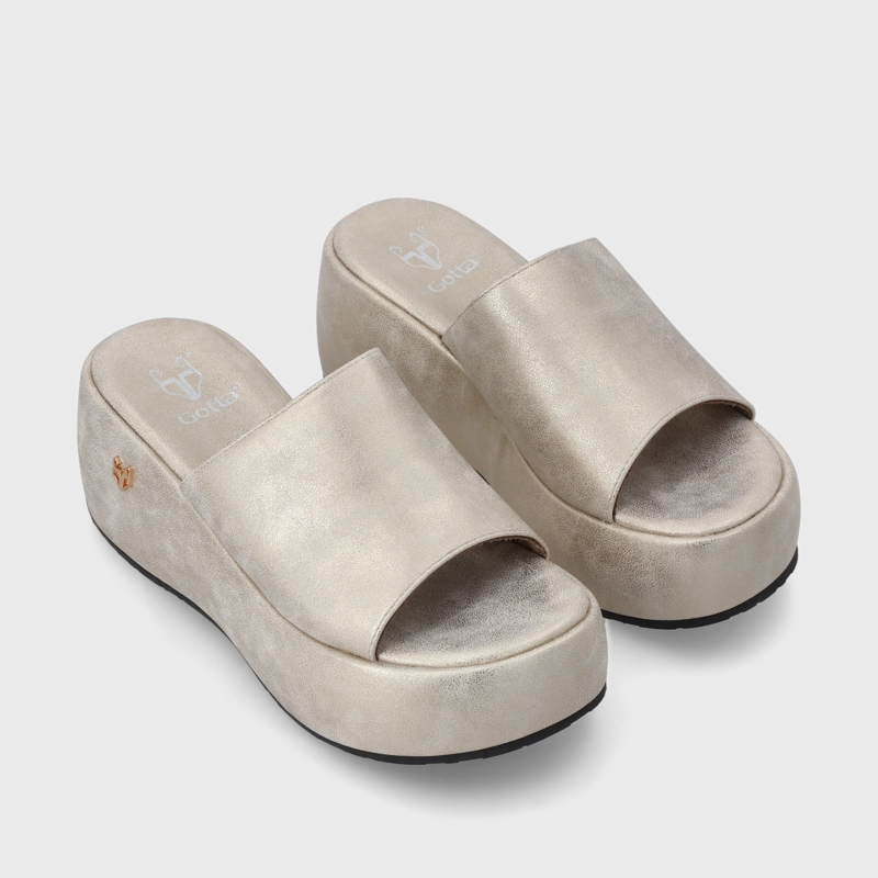 SANDALIAS MUJER GOTTA DORADA 45824 - 3