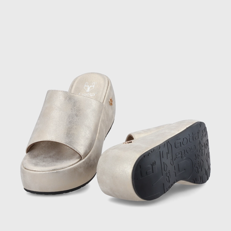 SANDALIAS MUJER GOTTA DORADA 45824 - 7