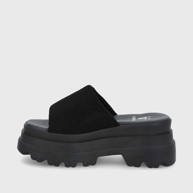 SANDALIAS MUJER GOTTA TEXTIL NEGRA PLATAFORMA 45731 - 4